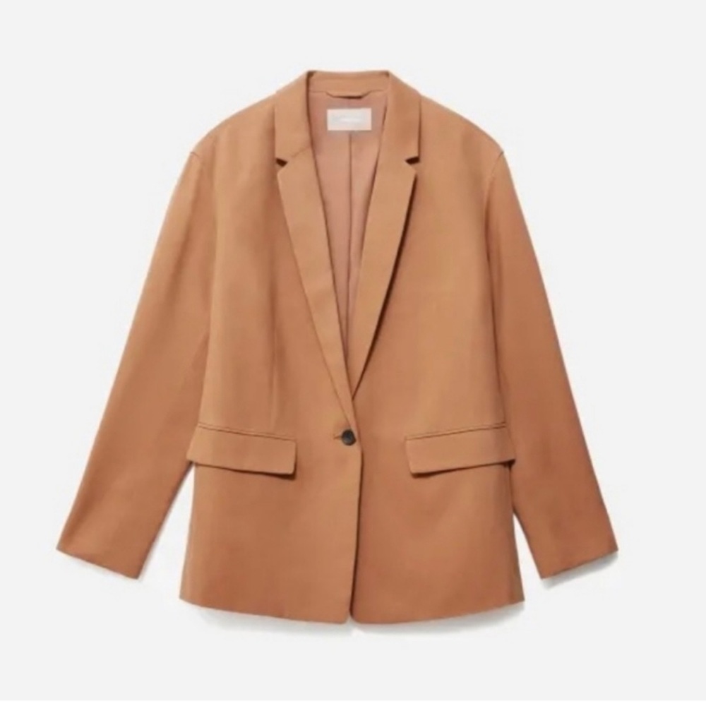 Everlane The Easy Blazer in Toasted Coconut